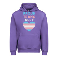 Tulip proud trans ally transgender Urban Hoodie - trangStudio