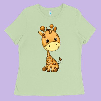 Giraffe Ladies Tee Designed By Texasbilliewilder