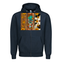 Navy senior 2024 Zipper Hoodie - Artiststas