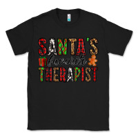 Black santa's favorite therapist Classic Tee - Jasminsmagicworld