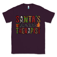 Plum santa's favorite therapist Classic Tee - Jasminsmagicworld