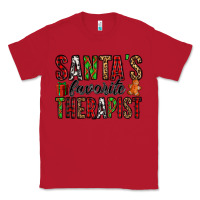 Red santa's favorite therapist Classic Tee - Jasminsmagicworld