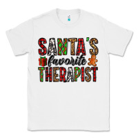 White santa's favorite therapist Classic Tee - Jasminsmagicworld