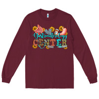 Burgundy gastroenterology center olivia Long Sleeve Tee - OliviaCreatesArt