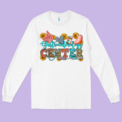 Gastroenterology Center Olivia Long Sleeve Tee Designed By Oliviacreatesart