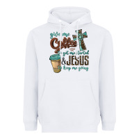 White give me coffee to get me started & jesus to keep me going Heavyweight Hoodie - BarkalooDesign