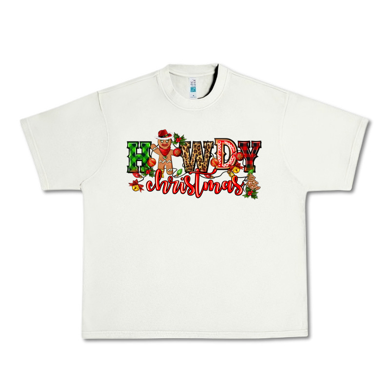 Howdy Christmas Gingerman Bread With Cowboy Urban Heavy Tee by CowGirlArtShop | Teevron