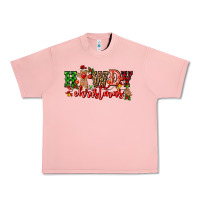 Salmon howdy christmas gingerman bread with cowboy Urban Heavy Tee - CowGirlArtShop