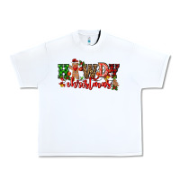 White howdy christmas gingerman bread with cowboy Urban Heavy Tee - CowGirlArtShop