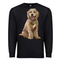 Black goldendoodle Premium Sweatshirt - BarkalooDesign
