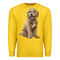 Lemon goldendoodle Premium Sweatshirt - BarkalooDesign