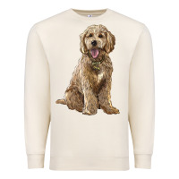 Sandshell goldendoodle Premium Sweatshirt - BarkalooDesign