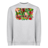 Heather Grey ent crew christmas Heavyweight Sweatshirt - CowhideDigitalArt