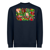 Navy ent crew christmas Heavyweight Sweatshirt - CowhideDigitalArt