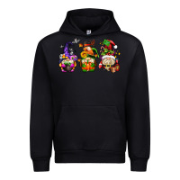 Black hallothanksmas gnome Urban Hoodie - AdoDesignShop