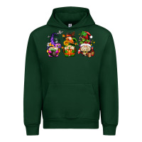 Forest Green hallothanksmas gnome Urban Hoodie - AdoDesignShop