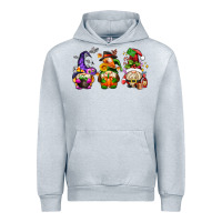 Heather Grey hallothanksmas gnome Urban Hoodie - AdoDesignShop