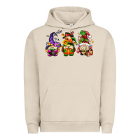 Pigment French Oak hallothanksmas gnome Urban Hoodie - AdoDesignShop