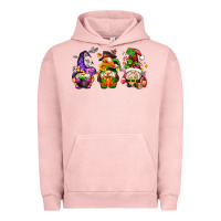 Pigment Salmon hallothanksmas gnome Urban Hoodie - AdoDesignShop