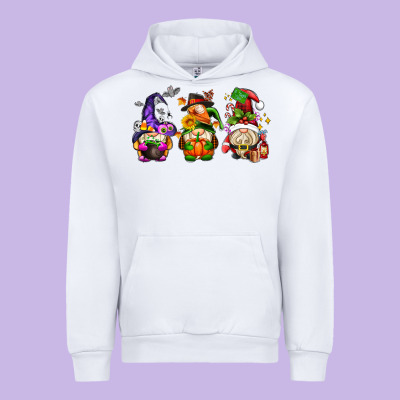 Hallothanksmas Gnome Urban Hoodie Designed By Adodesignshop