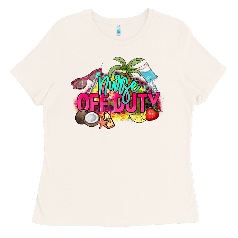 Nurse Off Duty Ladies Tee by NancyCooperArtShop | Teevron