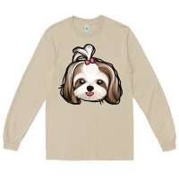 Mushroom shih tzu Long Sleeve Tee - Jasminsmagicworld