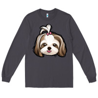 Smoke shih tzu Long Sleeve Tee - Jasminsmagicworld