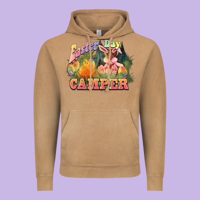 Easter Day Camper Vintage Hoodie Designed By Howdyjamesfarm