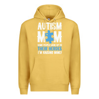 Antique Gold lil autism mom Premium Hoodie - CowhideDigitalArt