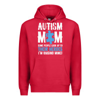 Cardinal lil autism mom Premium Hoodie - CowhideDigitalArt