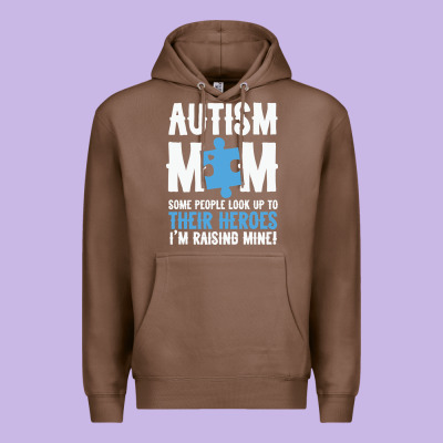 Lil Autism Mom Premium Hoodie Designed By Cowhidedigitalart