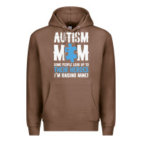 Chestnut lil autism mom Premium Hoodie - CowhideDigitalArt