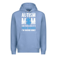Colony Blue lil autism mom Premium Hoodie - CowhideDigitalArt