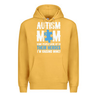 Mustard lil autism mom Premium Hoodie - CowhideDigitalArt