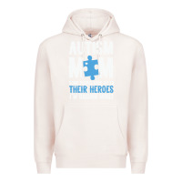 Pale Pink lil autism mom Premium Hoodie - CowhideDigitalArt