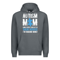 Rock lil autism mom Premium Hoodie - CowhideDigitalArt