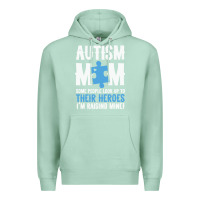 Seafoam lil autism mom Premium Hoodie - CowhideDigitalArt