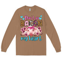Toasted Coconut don't go bacon my heart olivia Long Sleeve Tee - OliviaCreatesArt