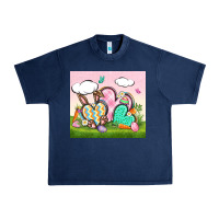 Navy easter Urban Heavy Tee - CowGirlArtShop