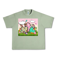 Oil Green easter Urban Heavy Tee - CowGirlArtShop