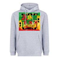 Heather Grey juneteenth vibes only tumbler Heavyweight Hoodie - BarkalooDesign