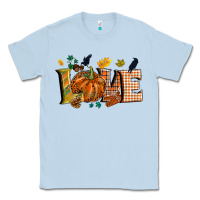 Dusty Blue Fall love Classic Tee - NancyCooperArtShop