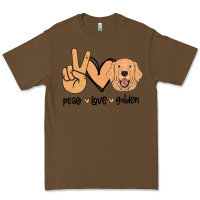 Cacao Peace Love Golden Premium Tee - Bettercallsaul