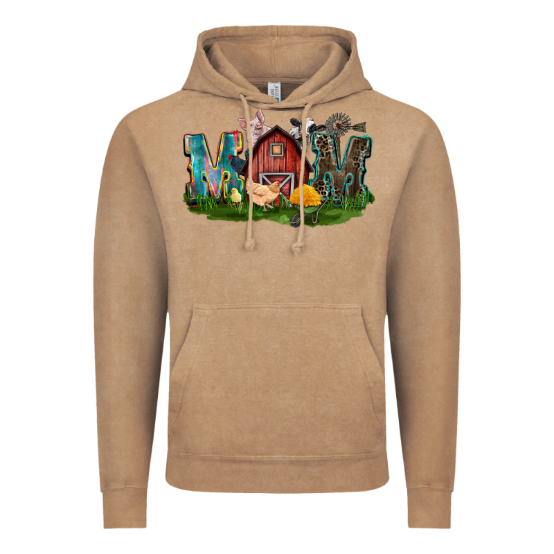 Barn Mom Mother's Day Vintage Hoodie by CowGirlArtShop | Teevron