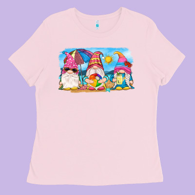 Summer Gnomes Ladies Tee Designed By Nancycooperartshop