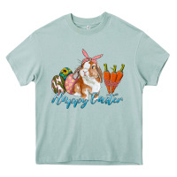 Arona happy easter bunny carrots and eggs Heavy Core Tee - RanaPortraitStore