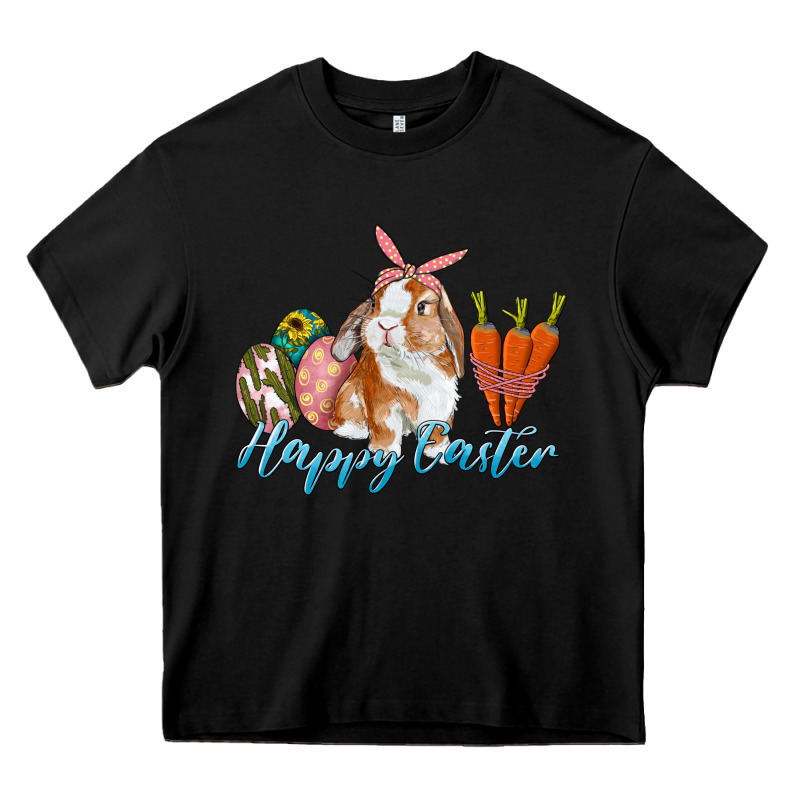 Happy Easter Bunny Carrots And Eggs Heavy Core Tee by RanaPortraitStore | Teevron