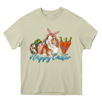 Mossy happy easter bunny carrots and eggs Heavy Core Tee - RanaPortraitStore