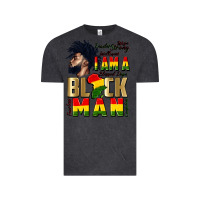 Vintage Black i am a black man Vintage Tee - CowGirlArtShop