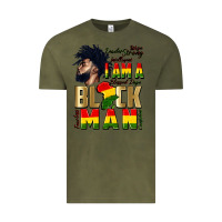 Vintage Olive i am a black man Vintage Tee - CowGirlArtShop